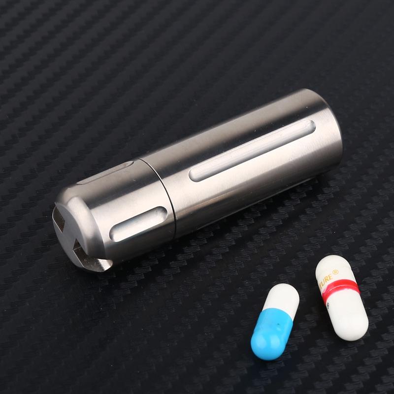 Titanium Alloy Portable Medicine Capsule – Outdoor Protective Gear Storage Box
Titanium Alloy Portable Medicine Capsule – Outdoor Protective Gear Storage Box