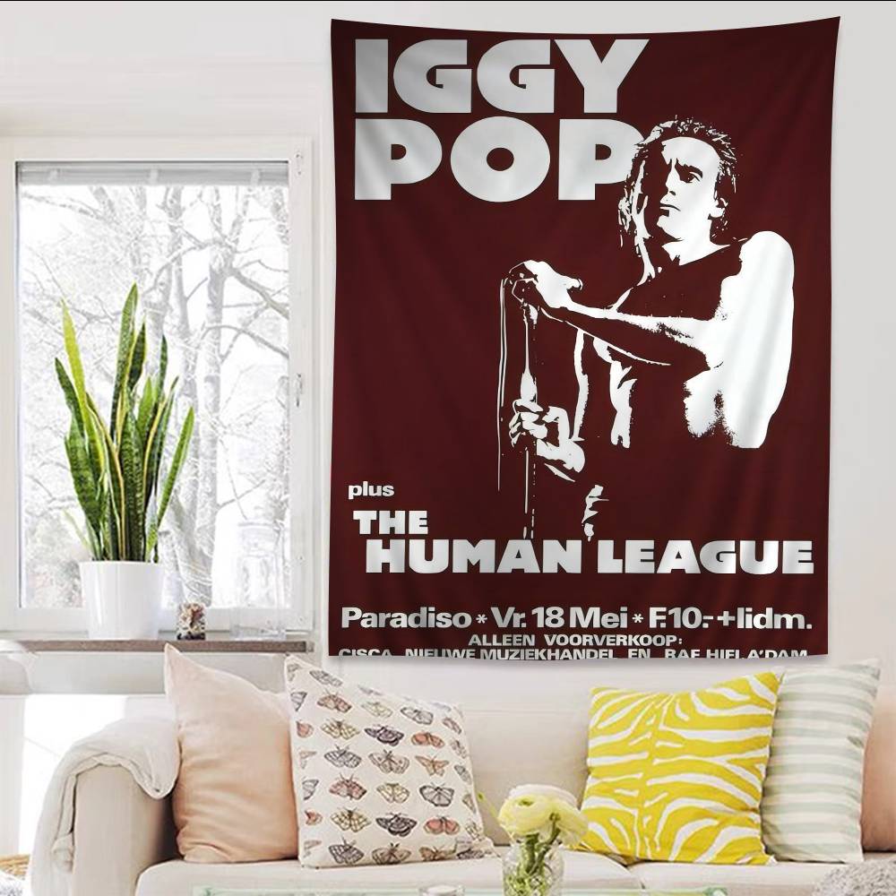 Iggy Pop Band Printed Large Wall Tapestry Hanging Tarot Hippie Wall Rugs Dorm Art Home Decor 74x94cm(29x37in)
Iggy Pop Band Printed Large Wall Tapestry Hanging Tarot Hippie Wall Rugs Dorm Art Home Decor 74x94cm(29x37in)