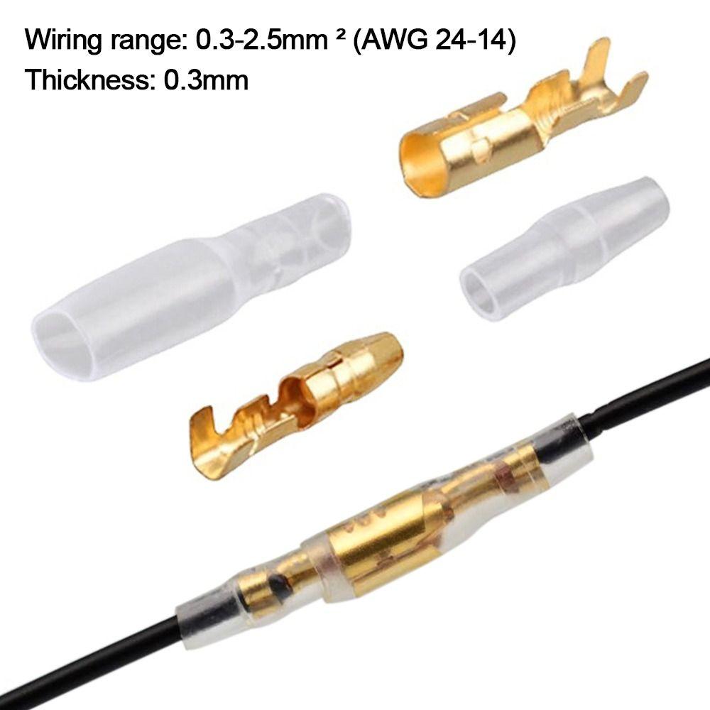 4.0mm Crimp Terminal Female Male Terminal Connector New Insulating Sleeves Car Electrical
4.0mm Crimp Terminal Female Male Terminal Connector New Insulating Sleeves Car Electrical