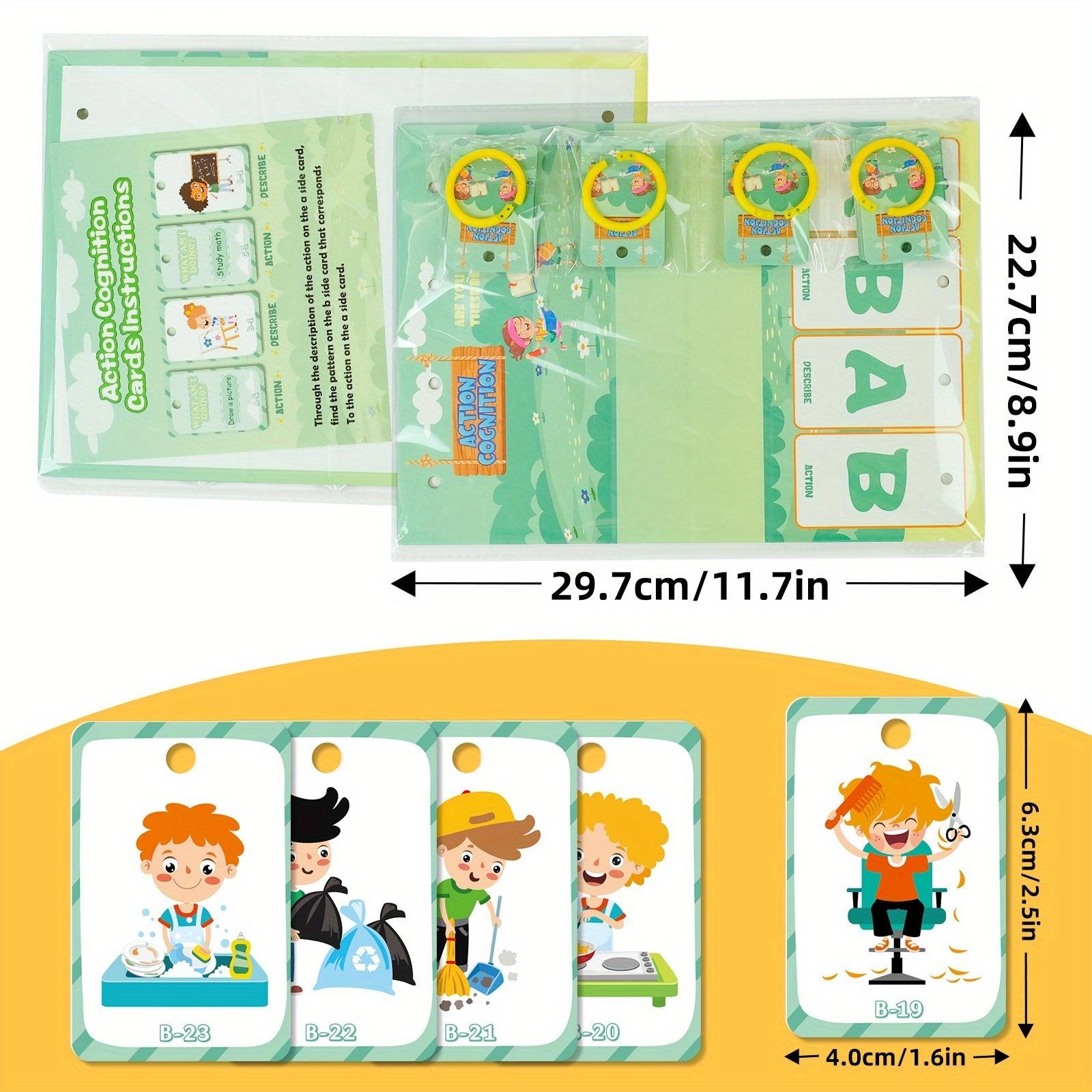 50 Flash Cards Action Verbs Flash Cards Double-Sided Vocabulary Builder with 50 Action Words Thick Durable Cards 50 Cards
50 Flash Cards Action Verbs Flash Cards Double-Sided Vocabulary Builder with 50 Action Words Thick Durable Cards 50 Cards