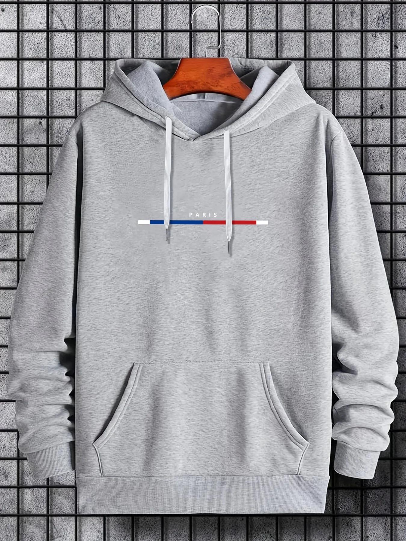 Men s autumn and winter casual fashion loose plus Paris print sports hooded sweatshirt jacket 2XL
Men s autumn and winter casual fashion loose plus Paris print sports hooded sweatshirt jacket 2XL