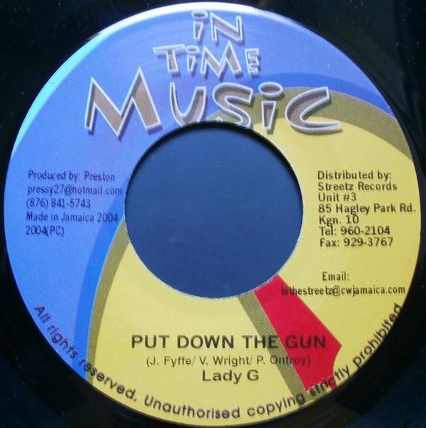 7-дюймовая пластинка LADY G / KID KURRUPT - Put Down The Gun / Coming Back NONE In Time Music 2004 Ямайка Регги, Ска и Даб Б/у
7-дюймовая пластинка LADY G / KID KURRUPT - Put Down The Gun / Coming Back NONE In Time Music 2004 Ямайка Регги, Ска и Даб Б/у