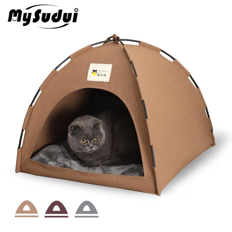 MySudui Four Seasons палатка для кошек, съемное моющееся гнездо для кошек и собак, закрытая палатка для домашних животных, мягкая и удобная с подушкой, для домашнего сна
MySudui Four Seasons палатка для кошек, съемное моющееся гнездо для кошек и собак, закрытая палатка для домашних животных, мягкая и удобная с подушкой, для домашнего сна
