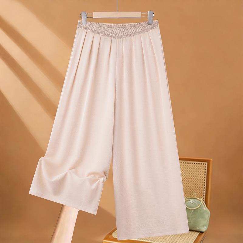 Spring & Summer Loose Wide-Leg Chinese-Style Pants: Casual, Versatile, Elastic Waist, Deep Crotch, Long Fit for Mother s Comfort. 5XL (suggested 145-160 jin) бежевый
Spring & Summer Loose Wide-Leg Chinese-Style Pants: Casual, Versatile, Elastic Waist, Deep Crotch, Long Fit for Mother s Comfort. 5XL (suggested 145-160 jin) бежевый