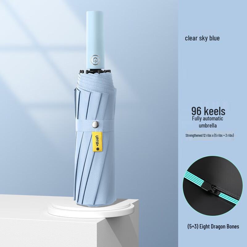 Mido Fully Automatic Stormproof Dual-Use Folding Umbrella
Mido Fully Automatic Stormproof Dual-Use Folding Umbrella