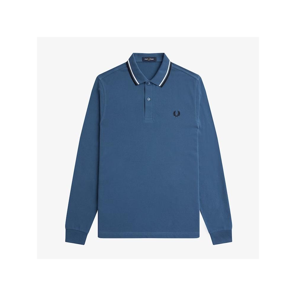 Fred Perry Long Sleeve Twin Tip Fred Perry Shirt Midnight Blue Snow White Black M3636 XL
Fred Perry Long Sleeve Twin Tip Fred Perry Shirt Midnight Blue Snow White Black M3636 XL