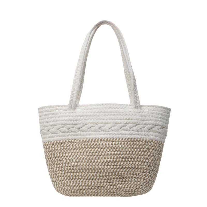 Casual Shoulder Large Capacity Bag Rope Striped Design Small Fresh Bag Portable Tote Bag Han Fan Fashion белый
Casual Shoulder Large Capacity Bag Rope Striped Design Small Fresh Bag Portable Tote Bag Han Fan Fashion белый