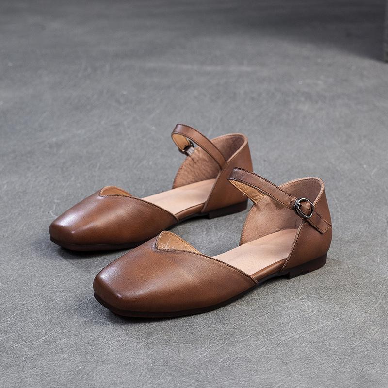 Johnature Flat Sandals Genuine Leather Retro Versatile Soft Sole Comfortable Buckle Strap Women s Shoes 39 хакі
Johnature Flat Sandals Genuine Leather Retro Versatile Soft Sole Comfortable Buckle Strap Women s Shoes 39 хакі