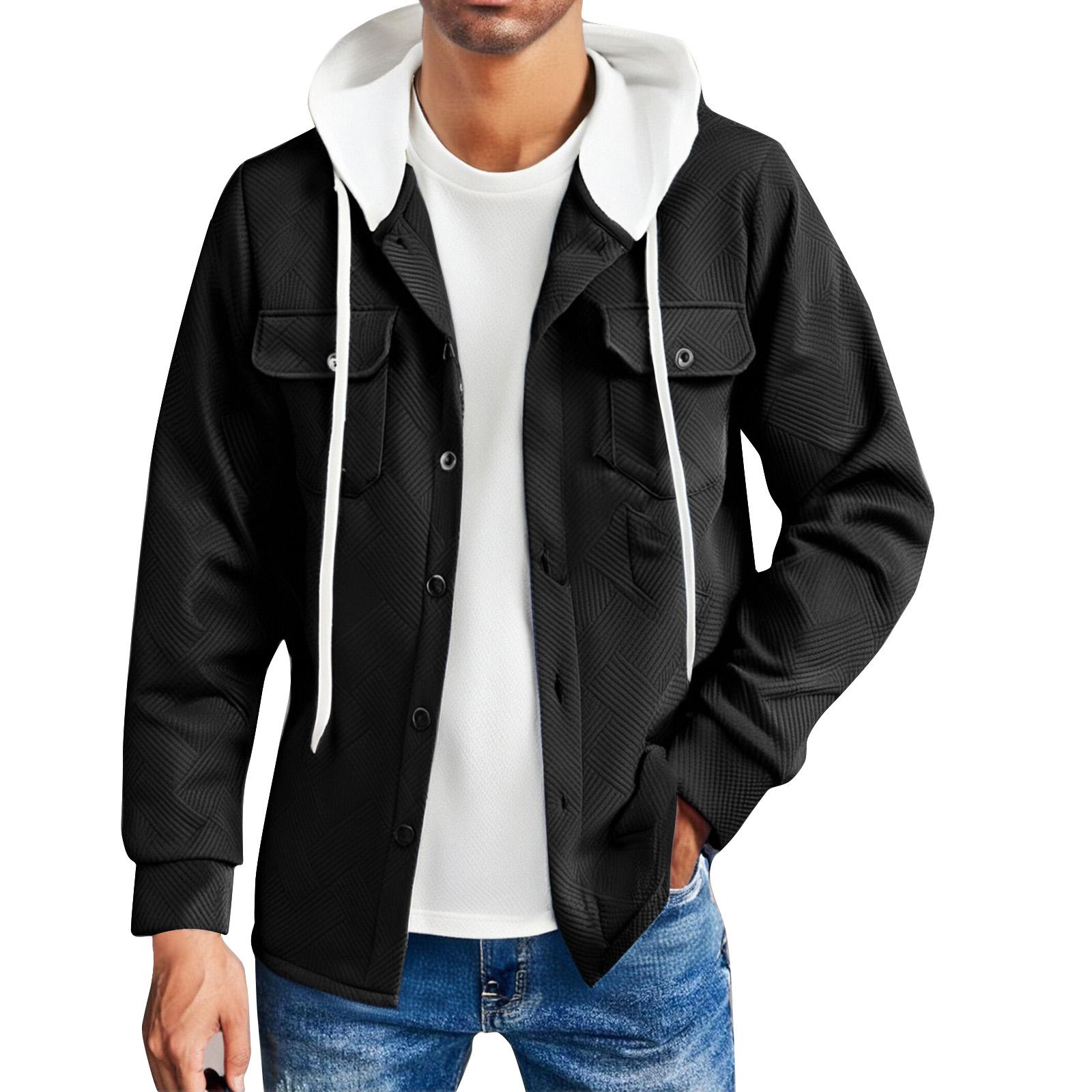 Men s Solid Color Outdoor Workwear Casual Loose Long-Sleeved Hooded Jacket XXXL чёрный
Men s Solid Color Outdoor Workwear Casual Loose Long-Sleeved Hooded Jacket XXXL чёрный