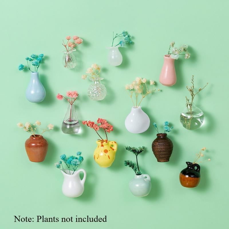 1-5pcs Set Mini Ceramic Vase Refrigerator Magnet Label Mini Bonsai Magnet Button Pot Plant Simulation Vase Refrigerator Message
1-5pcs Set Mini Ceramic Vase Refrigerator Magnet Label Mini Bonsai Magnet Button Pot Plant Simulation Vase Refrigerator Message