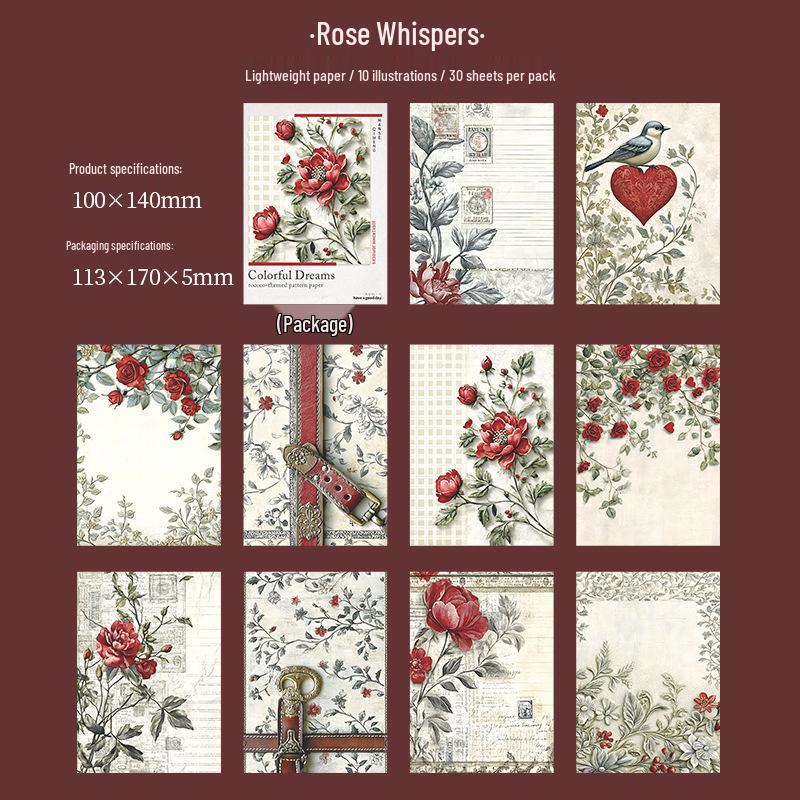 Beautiful Day Non-Stick Rococo Floral Pattern Journal
Beautiful Day Non-Stick Rococo Floral Pattern Journal