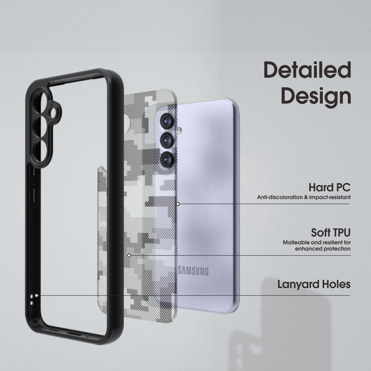 IBMRS For Samsung Galaxy A35 5G Case Shockproof Hybrid Hard PC Soft TPU Phone Cover Grid Camouflage
IBMRS For Samsung Galaxy A35 5G Case Shockproof Hybrid Hard PC Soft TPU Phone Cover Grid Camouflage