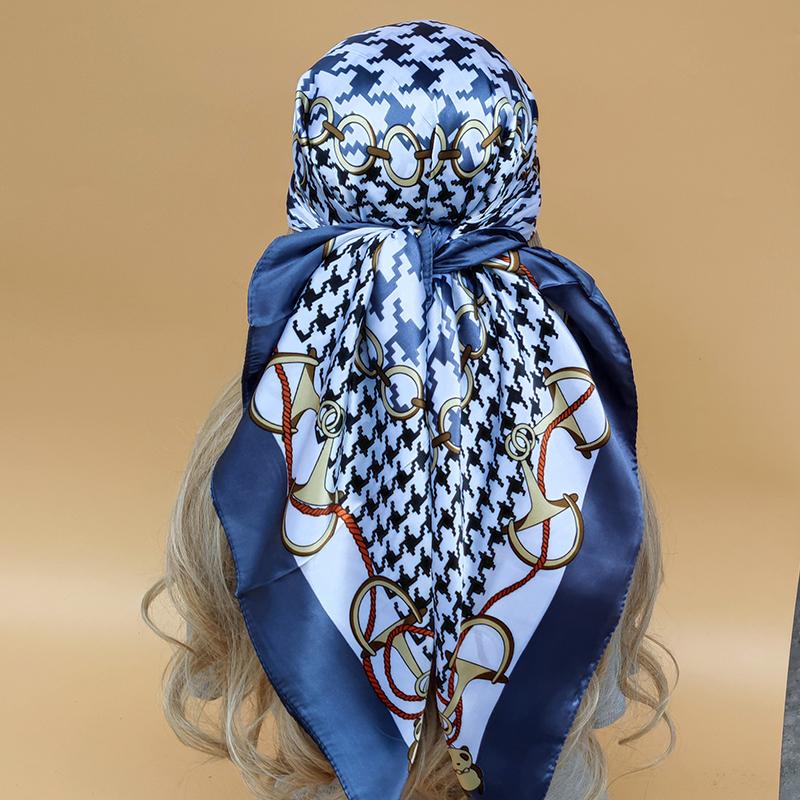 Luxury 90X90CM Square Silk Hijab The Four Seasons Popular Shawls New Women Beach Headscarf Fashion Design Sunscreen Scarves
Luxury 90X90CM Square Silk Hijab The Four Seasons Popular Shawls New Women Beach Headscarf Fashion Design Sunscreen Scarves