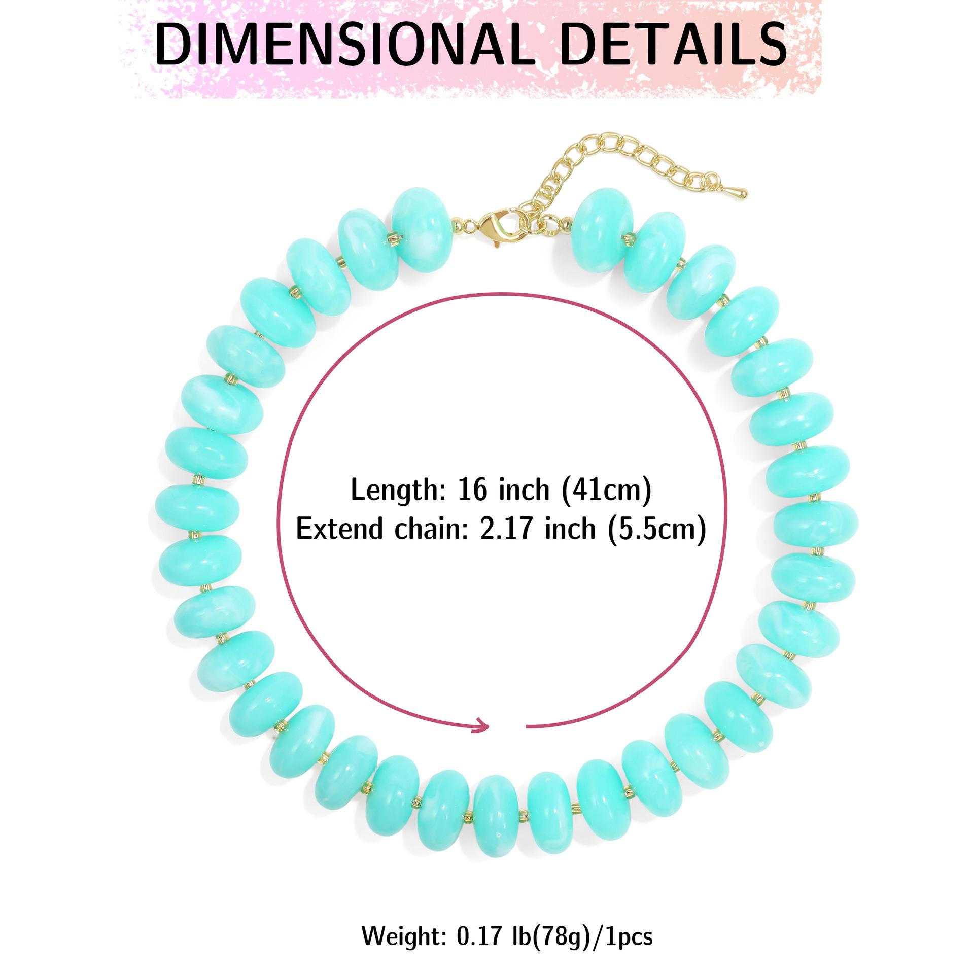 Elegant Acrylic Round Beaded Choker Necklace for Women Fashion Chunky Pink Bead Collar Statement Necklace Boho Charm Jewelry
Elegant Acrylic Round Beaded Choker Necklace for Women Fashion Chunky Pink Bead Collar Statement Necklace Boho Charm Jewelry