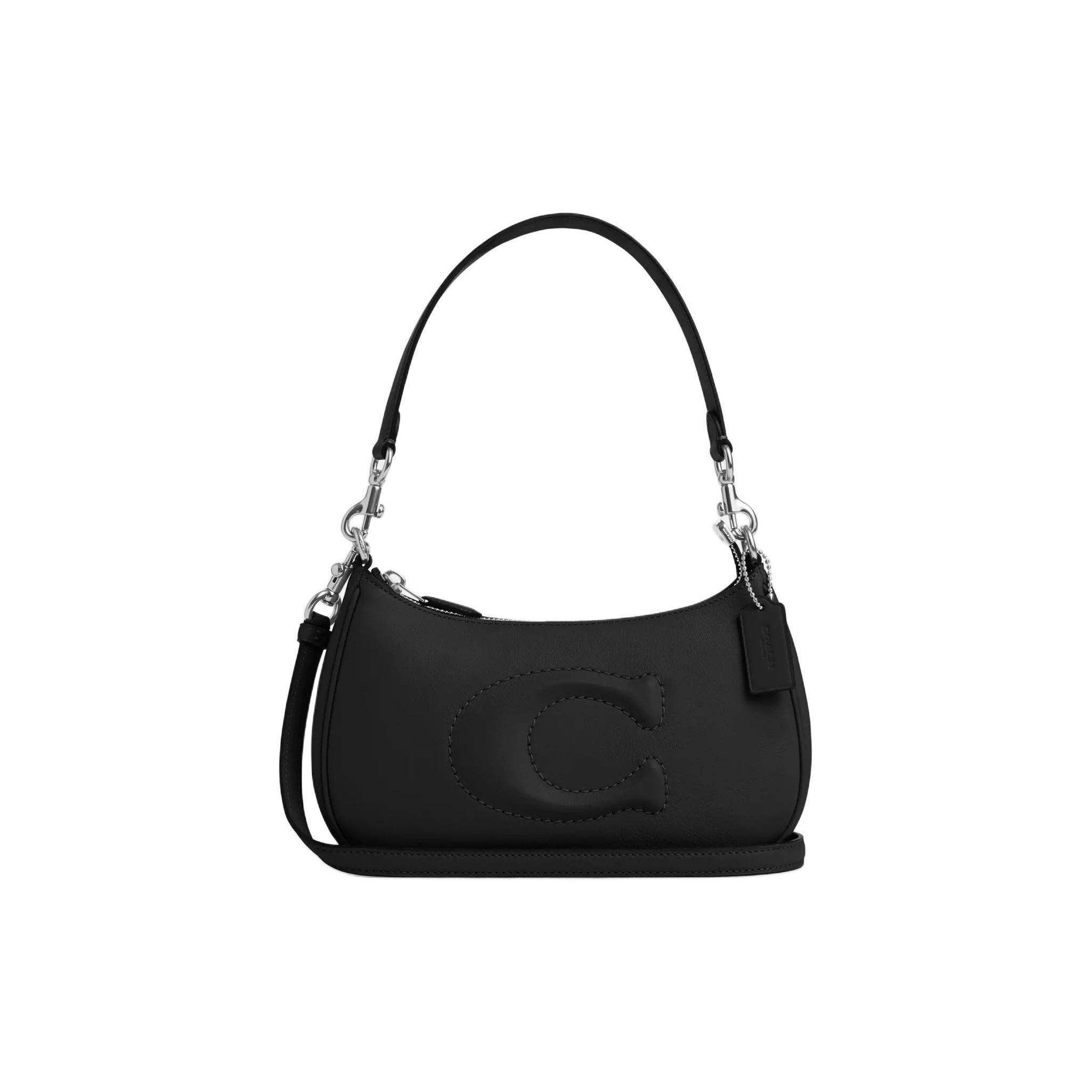 Coach Teri 24 Top Zip Smooth Leather Handbag Women handbags Silver Black CR099-SVBK Basic Set (Bag+Dust Bag)
Coach Teri 24 Top Zip Smooth Leather Handbag Women handbags Silver Black CR099-SVBK Basic Set (Bag+Dust Bag)
