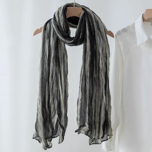Tie-dye Cotton Linen Hip Hop Punk Vintage Scarf Women Japanese Style Outdoor Multifunction Pleated Silk Scarf Shawl One Size
Tie-dye Cotton Linen Hip Hop Punk Vintage Scarf Women Japanese Style Outdoor Multifunction Pleated Silk Scarf Shawl One Size