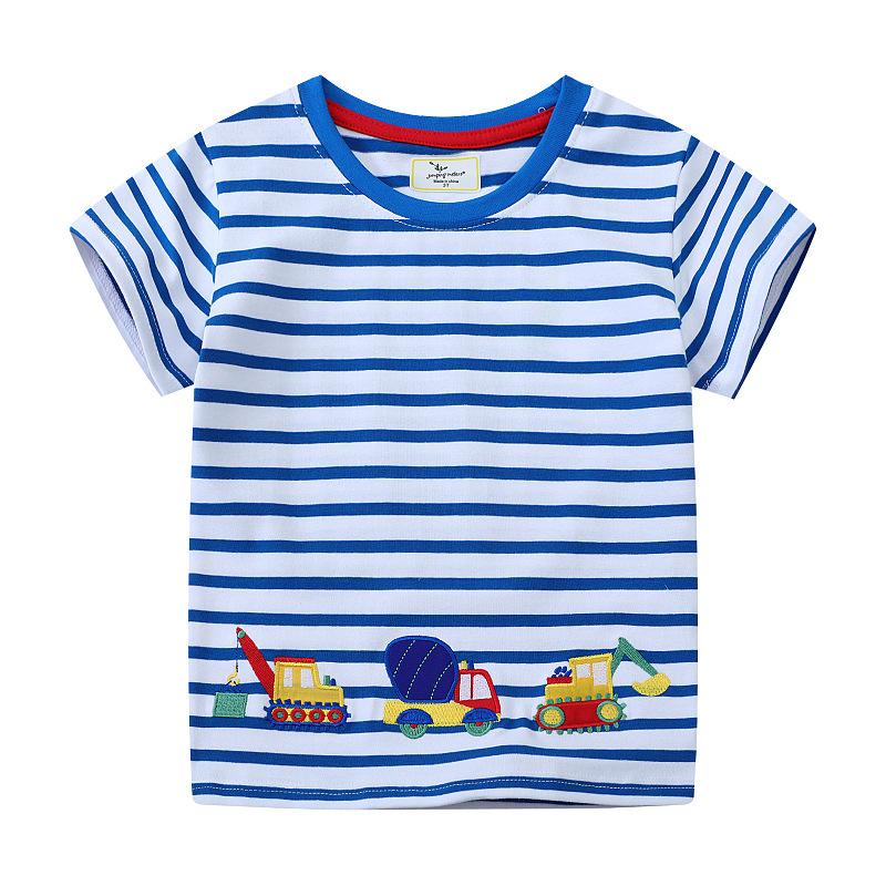 Summer New Boys T-Shirt Cartoon Digger Children Round Neck Short Sleeve Tops 2T80-90 синій
Summer New Boys T-Shirt Cartoon Digger Children Round Neck Short Sleeve Tops 2T80-90 синій