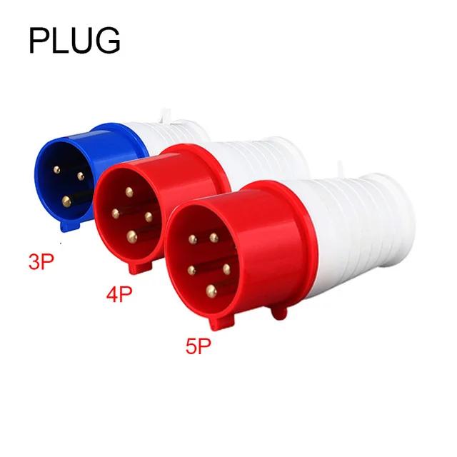 IP44 Waterproof Industrial Connector Plug & Socket 3PIN 4PIN 5PIN 16A 32A Electrical Connection Wall Mount Socket Sturdy 3P
IP44 Waterproof Industrial Connector Plug & Socket 3PIN 4PIN 5PIN 16A 32A Electrical Connection Wall Mount Socket Sturdy 3P