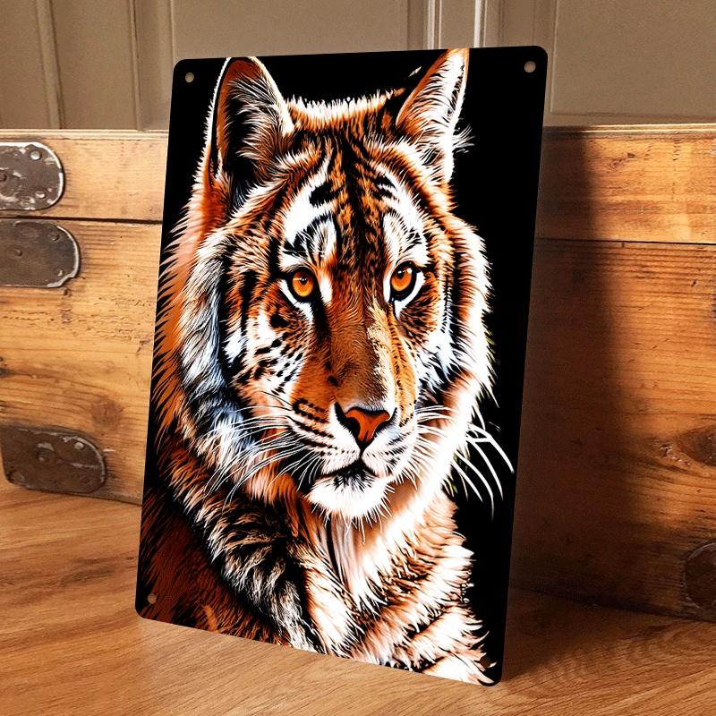 1 piece of tiger head tinplate hanging plaque, modern animal artist home/office decoration, metal craft pendant, wildlife lover (as the picture,20x30cm)
1 piece of tiger head tinplate hanging plaque, modern animal artist home/office decoration, metal craft pendant, wildlife lover (as the picture,20x30cm)