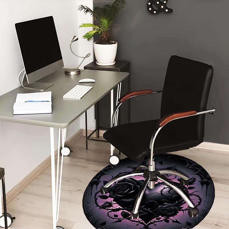1pc Gothic Rose Heart Round carpet, Perfect for Decorating Chairs, Living Rooms, Or Bedrooms, for Living Room.033 80cm by 80cm
1pc Gothic Rose Heart Round carpet, Perfect for Decorating Chairs, Living Rooms, Or Bedrooms, for Living Room.033 80cm by 80cm