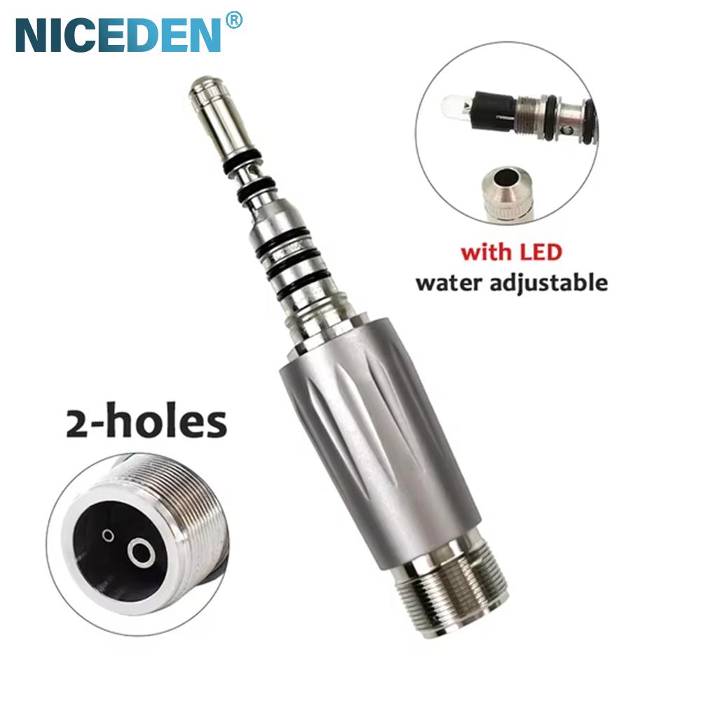 NICEDEN Dental High Speed Handpiece Quick Coupler E-Generator LED Light Quick Coupling 2/4/6 Holes 2 holes
NICEDEN Dental High Speed Handpiece Quick Coupler E-Generator LED Light Quick Coupling 2/4/6 Holes 2 holes