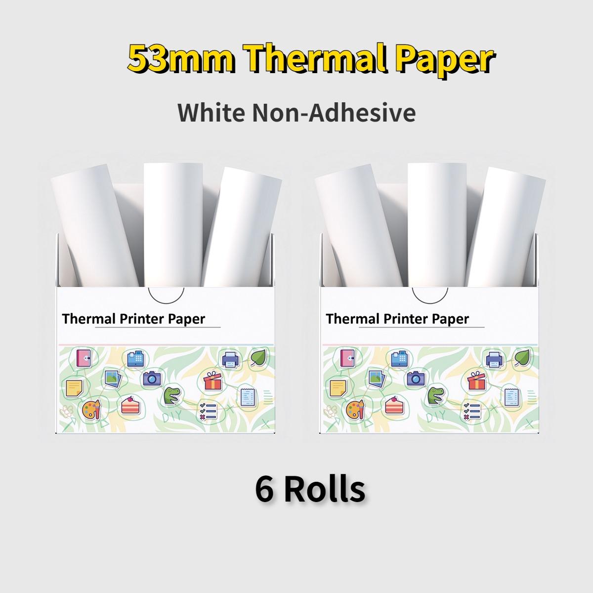 Термопапір для міні-принтера T02, розмір 53 мм, термопапір M832, сумісний із портативним принтером T02 M832 M833 M834, термопапір для нотаток baby порошок кольору
Термопапір для міні-принтера T02, розмір 53 мм, термопапір M832, сумісний із портативним принтером T02 M832 M833 M834, термопапір для нотаток baby порошок кольору