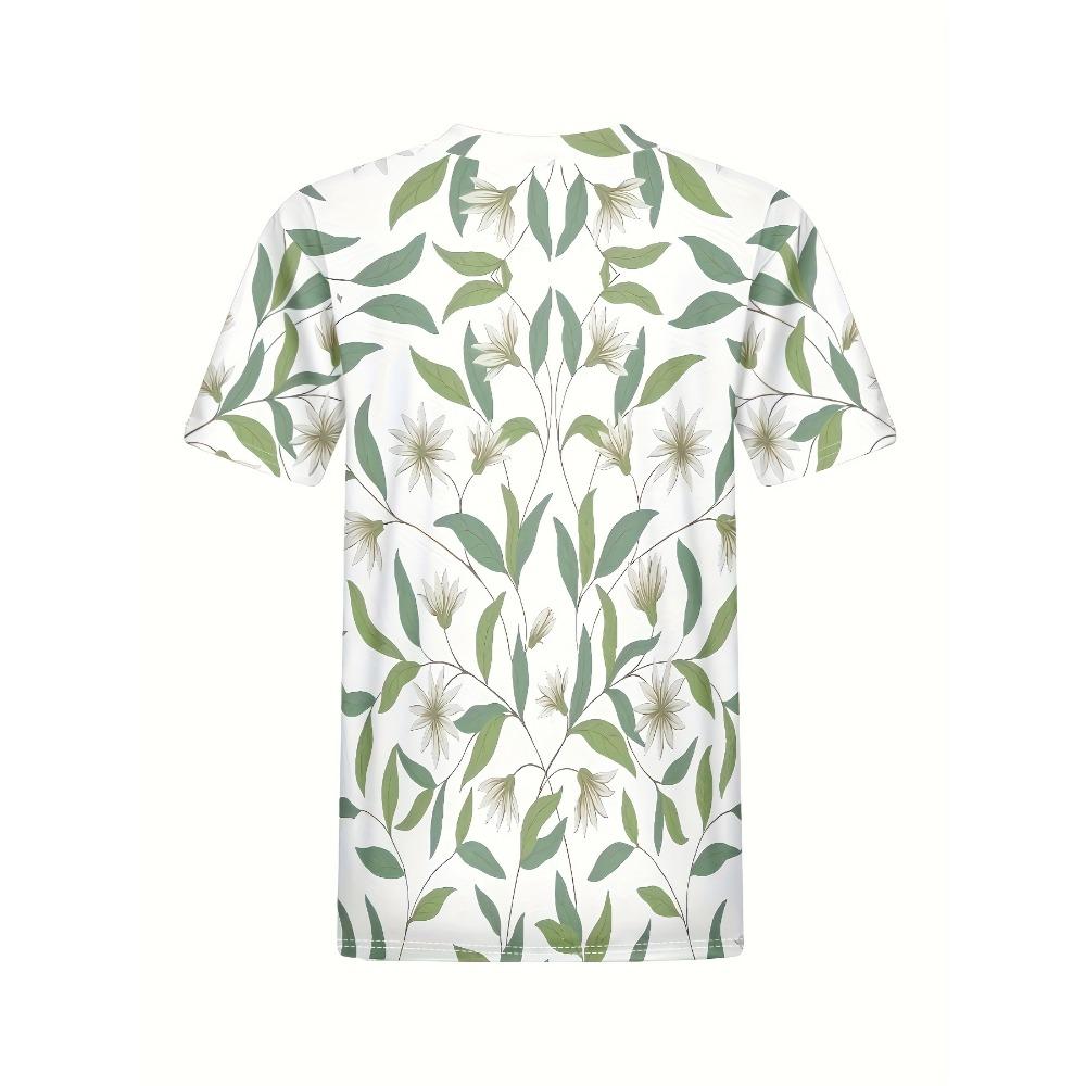 Women s Tee - Green Leaf & Floral Pattern Graphic, Minimalist Nature Botanical Design for Casual Daily Wear S
Women s Tee - Green Leaf & Floral Pattern Graphic, Minimalist Nature Botanical Design for Casual Daily Wear S