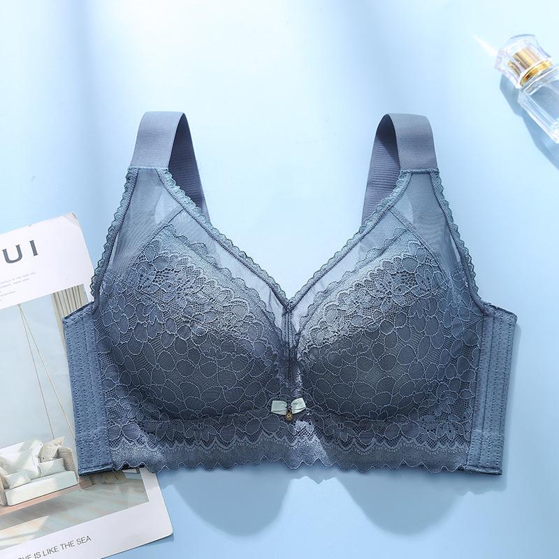 Немагнитное кружево Беспроводной латексный бюстгальтер больших размеров Тонкий стиль Большая грудь Маленький пуш-ап Регулируемый бюстгальтер 40/90CD синий
Немагнитное кружево Беспроводной латексный бюстгальтер больших размеров Тонкий стиль Большая грудь Маленький пуш-ап Регулируемый бюстгальтер 40/90CD синий