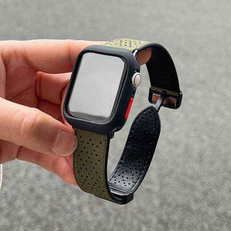 For Apple Watch 10 46mm/Ultra 2/Ultra 49mm/9 8 7 45mm/SE (2023) SE (2022) SE 6 5 4 44mm/3 2 1 42mm Watch Strap Genuine Cow Leather Magnetic Band Tan
For Apple Watch 10 46mm/Ultra 2/Ultra 49mm/9 8 7 45mm/SE (2023) SE (2022) SE 6 5 4 44mm/3 2 1 42mm Watch Strap Genuine Cow Leather Magnetic Band Tan
