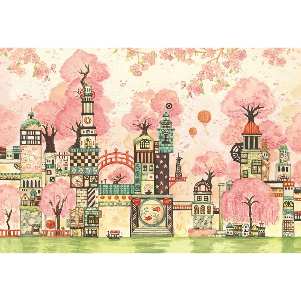 EPOCH 300-Piece Jigsaw Puzzle Nishimura Noriko Sakura Town 34 (26x38cm) with Glue and Scraper
EPOCH 300-Piece Jigsaw Puzzle Nishimura Noriko Sakura Town 34 (26x38cm) with Glue and Scraper