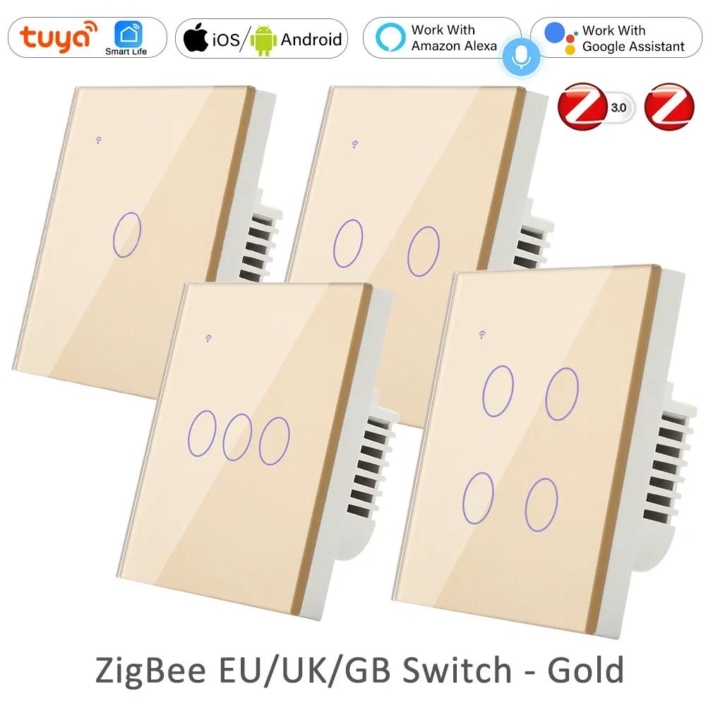 Alexa 2 3 Way Tuya ZigBee Smart Life EU UK Wall Light Power Switch Touch Switches 110V 220V Wireless Remote Home 1 2 3 4 Gang 1-Gang&Live only no Neutral золотой
Alexa 2 3 Way Tuya ZigBee Smart Life EU UK Wall Light Power Switch Touch Switches 110V 220V Wireless Remote Home 1 2 3 4 Gang 1-Gang&Live only no Neutral золотой