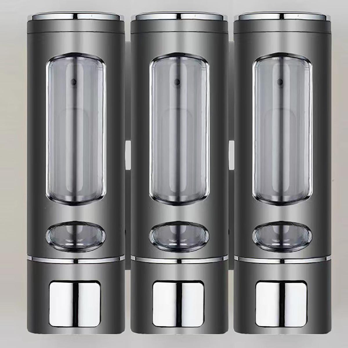 400 мл 3-головочный дозатор для душа и лосьона водонепроницаемый контейнер для шампуня и геля для душа настенный Подходит для дома, отеля, ресторана
400 мл 3-головочный дозатор для душа и лосьона водонепроницаемый контейнер для шампуня и геля для душа настенный Подходит для дома, отеля, ресторана