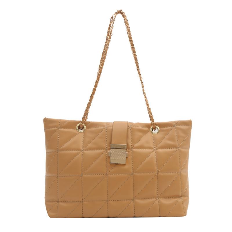 Сумка-тоут на ланцюжку в стилі ретро, весна, нова жіноча сумка з фактурою, ромбовидною вишивкою, сумка через плече хакі
Сумка-тоут на ланцюжку в стилі ретро, весна, нова жіноча сумка з фактурою, ромбовидною вишивкою, сумка через плече хакі