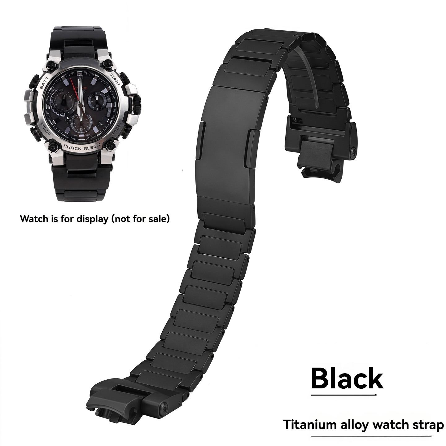 Modified Quick Release Titanium alloy strap For Casio G-SHOCK 5672 MTG-B3000 solid Titanium metal Watchband Bracelet Accessories For MTG-B3000 чорний
Modified Quick Release Titanium alloy strap For Casio G-SHOCK 5672 MTG-B3000 solid Titanium metal Watchband Bracelet Accessories For MTG-B3000 чорний