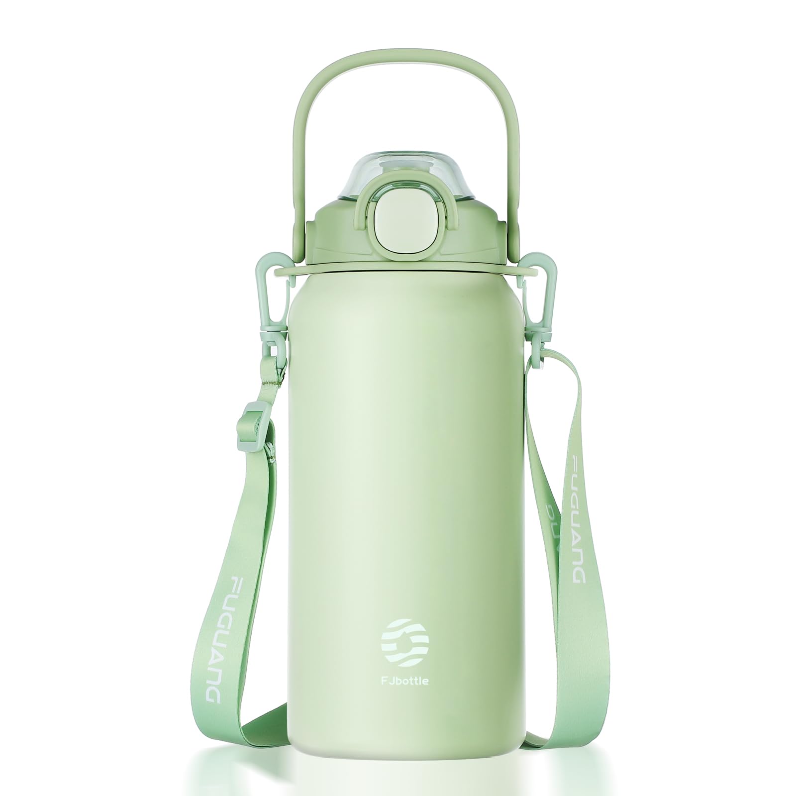 Бутылка для воды FJbottle с вакуумной изоляцией, соломинка для питья одним нажатием, спортивная кувшин для питья объемом 1700 мл, совместимая со спортивными напитками, большая зелёный
Бутылка для воды FJbottle с вакуумной изоляцией, соломинка для питья одним нажатием, спортивная кувшин для питья объемом 1700 мл, совместимая со спортивными напитками, большая зелёный