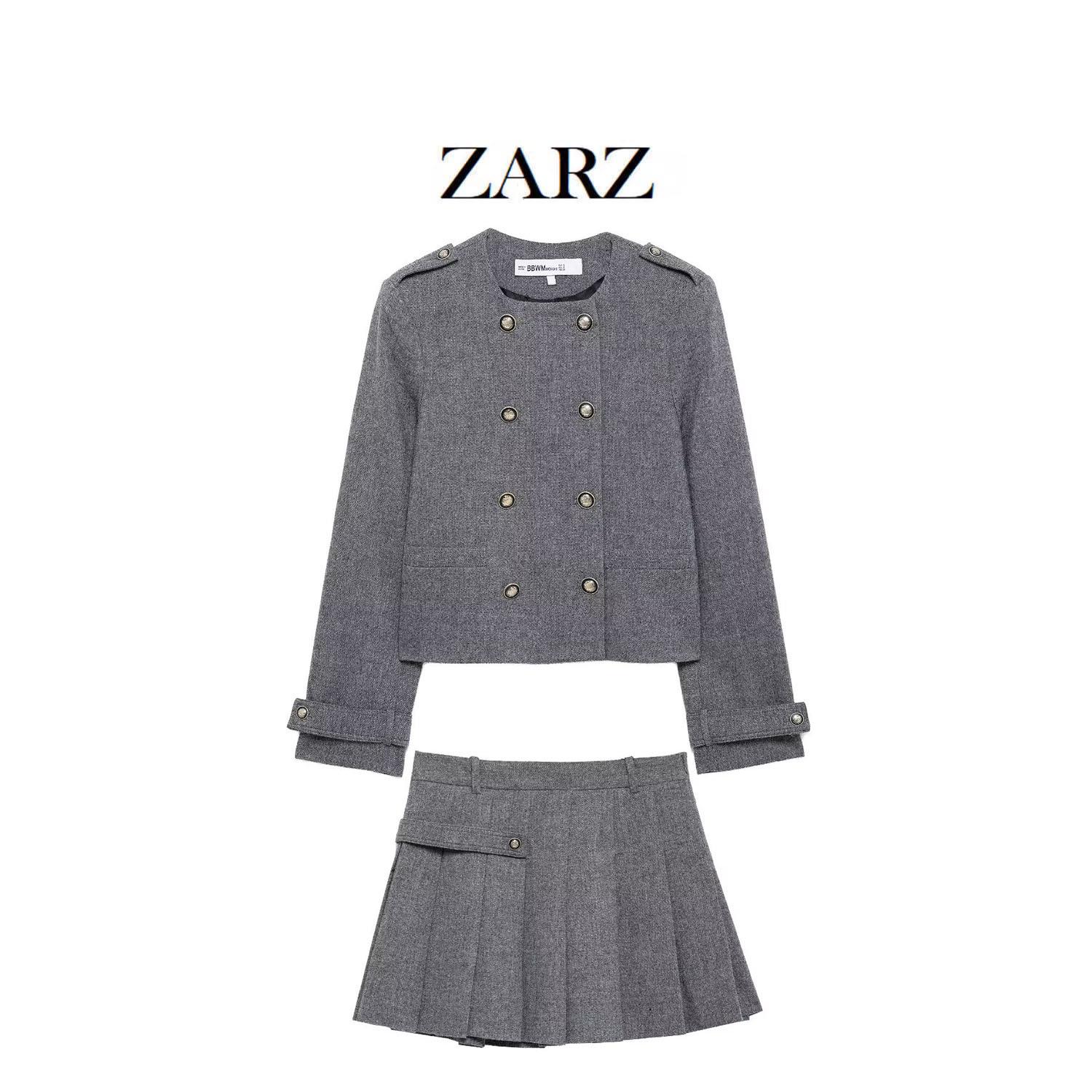 ZARZ Wool Blend Coat & Pleated Skirt Set with Button Details - European & American Style, Women s Fashion L
ZARZ Wool Blend Coat & Pleated Skirt Set with Button Details - European & American Style, Women s Fashion L