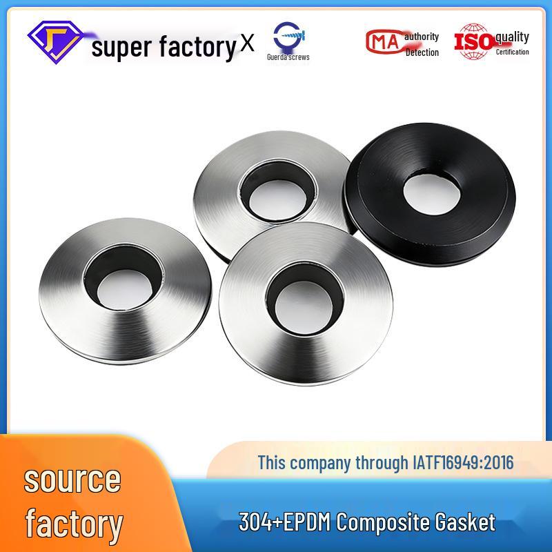 304 Stainless Steel Waterproof EPDM Non-Slip Self-Tapping Screws with Flat Washer for Color Steel Tile 4.2x12
304 Stainless Steel Waterproof EPDM Non-Slip Self-Tapping Screws with Flat Washer for Color Steel Tile 4.2x12