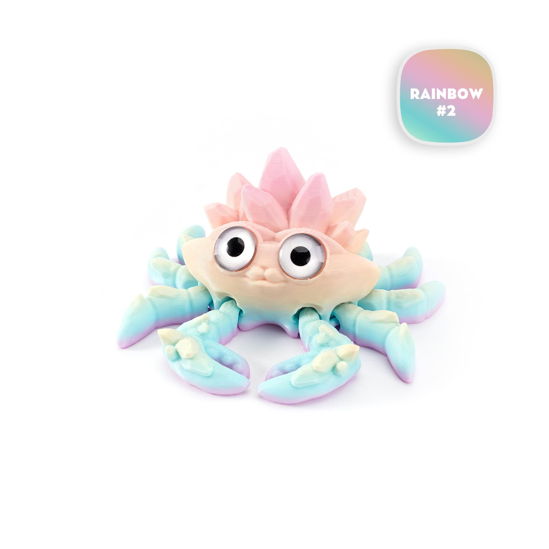 3D Printing Toys Crystal Gems Crab Joint Movable Model Novelty Adult Plaything Counter-Stress Figurine Miniature Table Ornaments Birthday
3D Printing Toys Crystal Gems Crab Joint Movable Model Novelty Adult Plaything Counter-Stress Figurine Miniature Table Ornaments Birthday