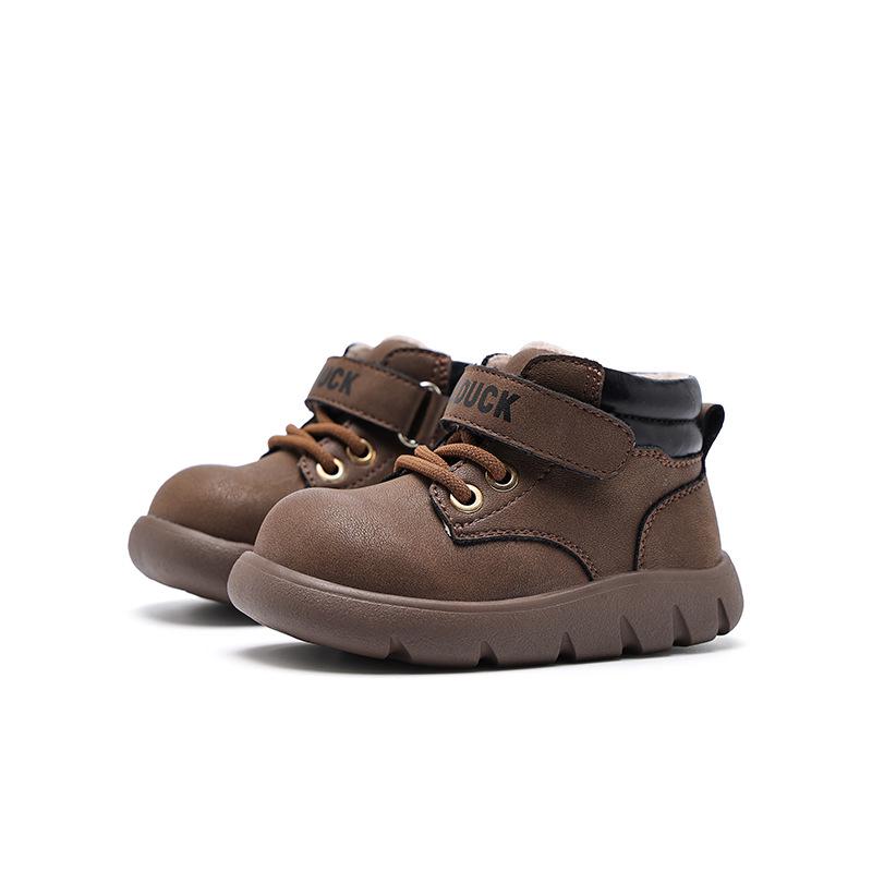 Boys 2025 Winter Leather Boots: Handsome, Waterproof Martin Boots, Fleece-Lined, Warm, Fashionable, Trendy, Large Cotton Shoes 32
Boys 2025 Winter Leather Boots: Handsome, Waterproof Martin Boots, Fleece-Lined, Warm, Fashionable, Trendy, Large Cotton Shoes 32