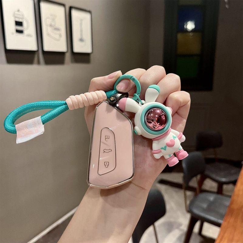 TPU Car Key Case Remote Cover Shell Holder Chain Bag Fob For Volkswagen VW New Golf 8 MK8 Teramont ID.3 ID4X ID6X CROZZ 2025 Pink set-5
TPU Car Key Case Remote Cover Shell Holder Chain Bag Fob For Volkswagen VW New Golf 8 MK8 Teramont ID.3 ID4X ID6X CROZZ 2025 Pink set-5