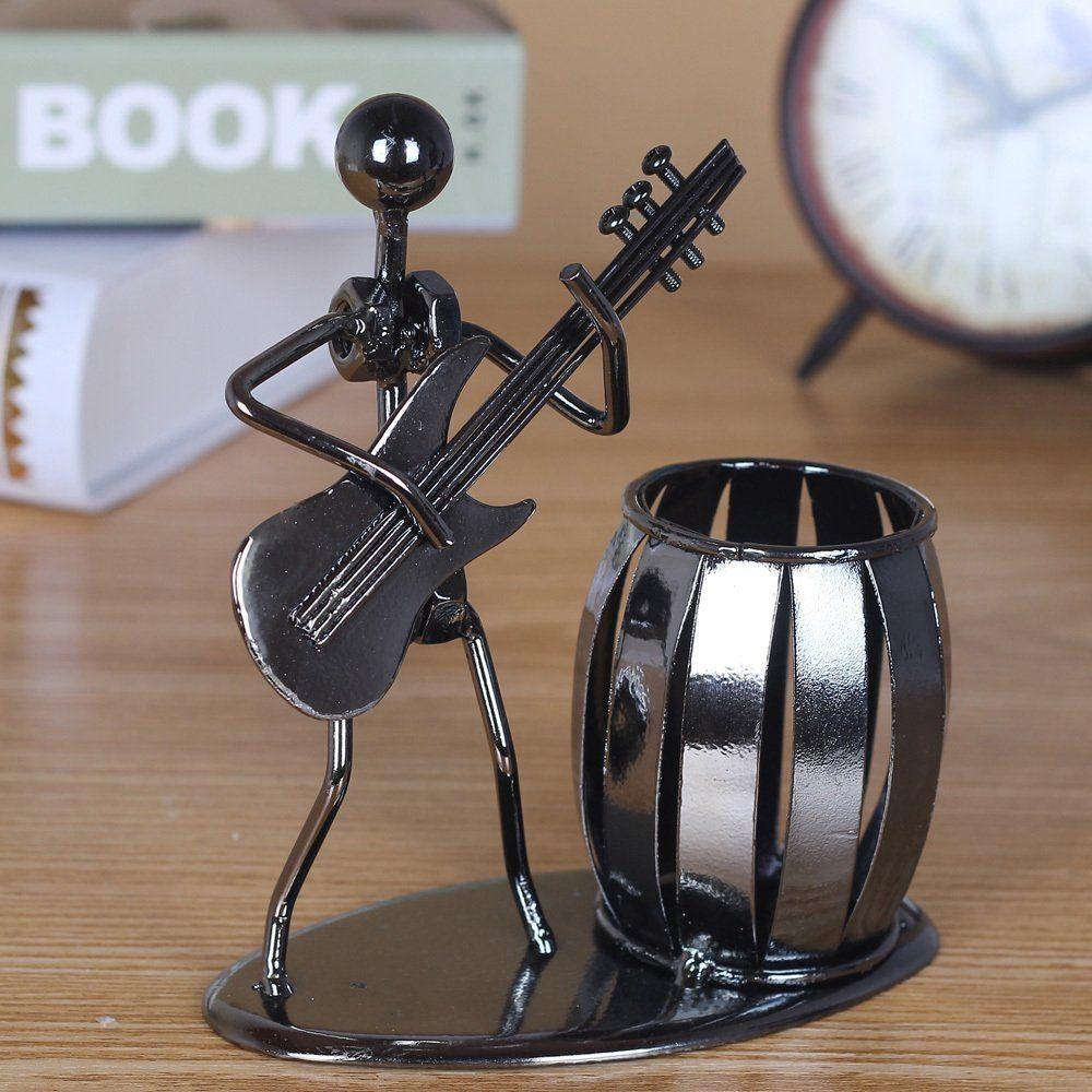 Guitar Vase Desk Tidy Pencil Pot Pen Holder Organizer Stationery Supplies School Office Container срібний
Guitar Vase Desk Tidy Pencil Pot Pen Holder Organizer Stationery Supplies School Office Container срібний