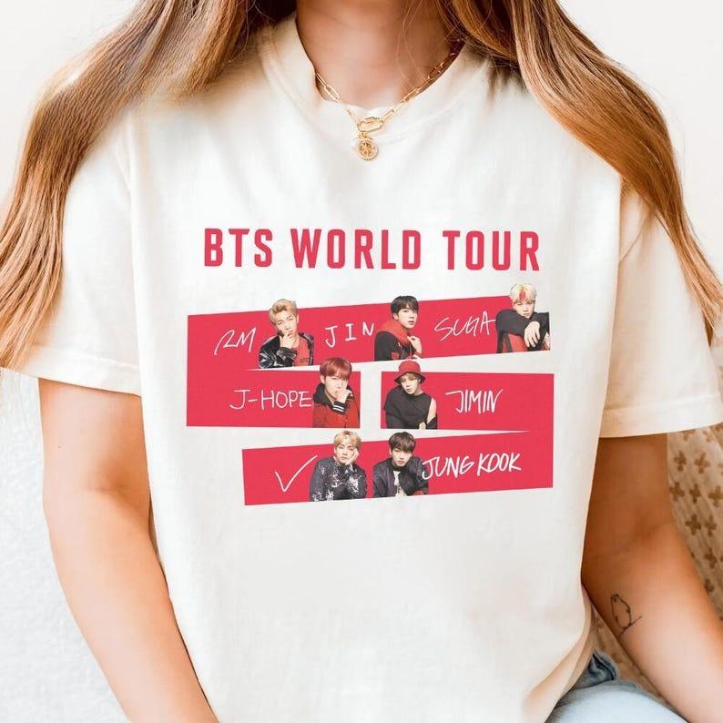 2026 BTS World Tour Shirt Kpop Concert Tee Bangtan Boys Fan Shirt, Kpop Tour Merch Gift for ARMY, Concert Music Shirt, BTS Comeback XXXL
2026 BTS World Tour Shirt Kpop Concert Tee Bangtan Boys Fan Shirt, Kpop Tour Merch Gift for ARMY, Concert Music Shirt, BTS Comeback XXXL