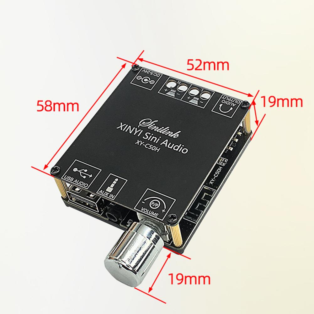 XY-C50H 50Wx2 APP Control Audio Amplifier Dual Channel Stereo Wireless Board Kit Bluetooth-Compatible 5.0 HiFi Amplifier Board чорний
XY-C50H 50Wx2 APP Control Audio Amplifier Dual Channel Stereo Wireless Board Kit Bluetooth-Compatible 5.0 HiFi Amplifier Board чорний