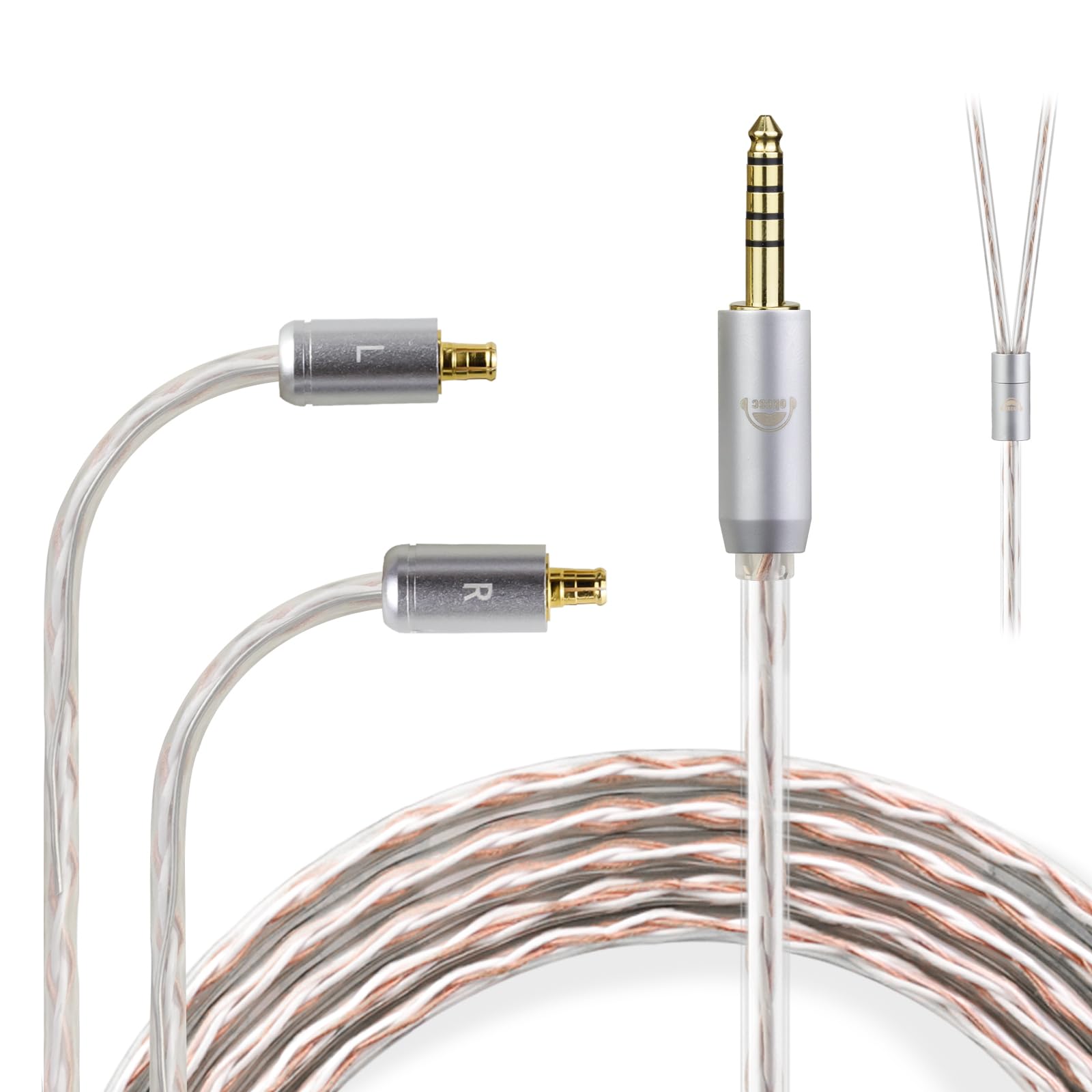 okcsc JBX Recable A2DC Cable Earphone Cable for For Compatible with OFC Length Earphones/Headphones Audio-Technica ATH-ADX5000, ESW950, SR9, AP2000TI,
okcsc JBX Recable A2DC Cable Earphone Cable for For Compatible with OFC Length Earphones/Headphones Audio-Technica ATH-ADX5000, ESW950, SR9, AP2000TI,