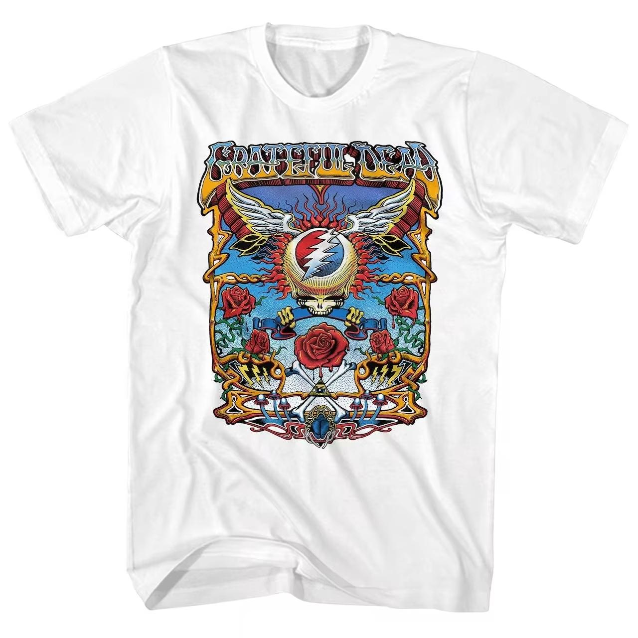 2025 Cotton Grateful Dead Warlocks Indian Skull Rock Punk Classic T-shirt Men s Women Short Sleeve Summer Round Neck Tee Y2k Top 3XL
2025 Cotton Grateful Dead Warlocks Indian Skull Rock Punk Classic T-shirt Men s Women Short Sleeve Summer Round Neck Tee Y2k Top 3XL