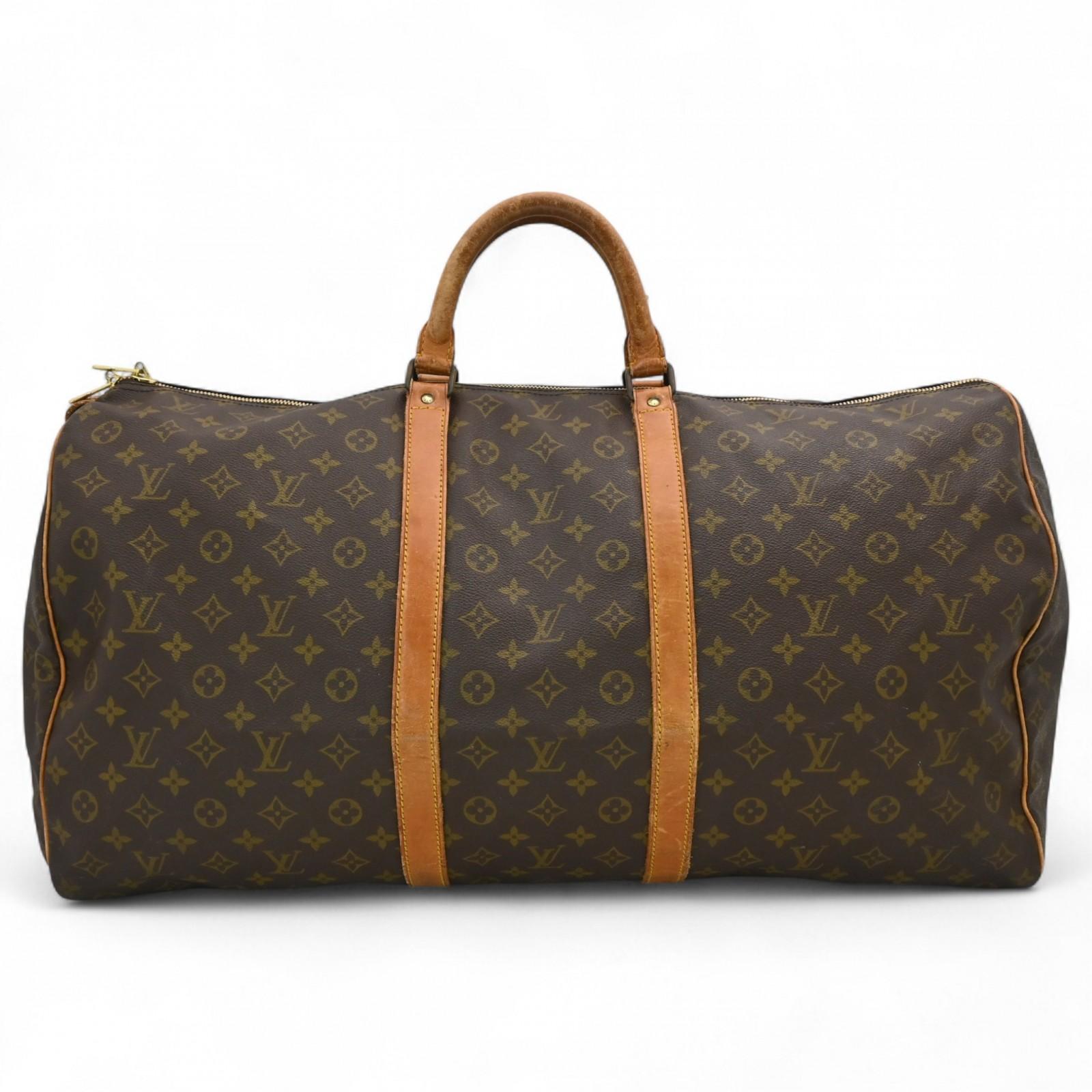 Auth LOUIS VUITTON Monogram Keepall 60 Boston Bag Brown Canvas Women’s lv8833ff
Auth LOUIS VUITTON Monogram Keepall 60 Boston Bag Brown Canvas Women’s lv8833ff