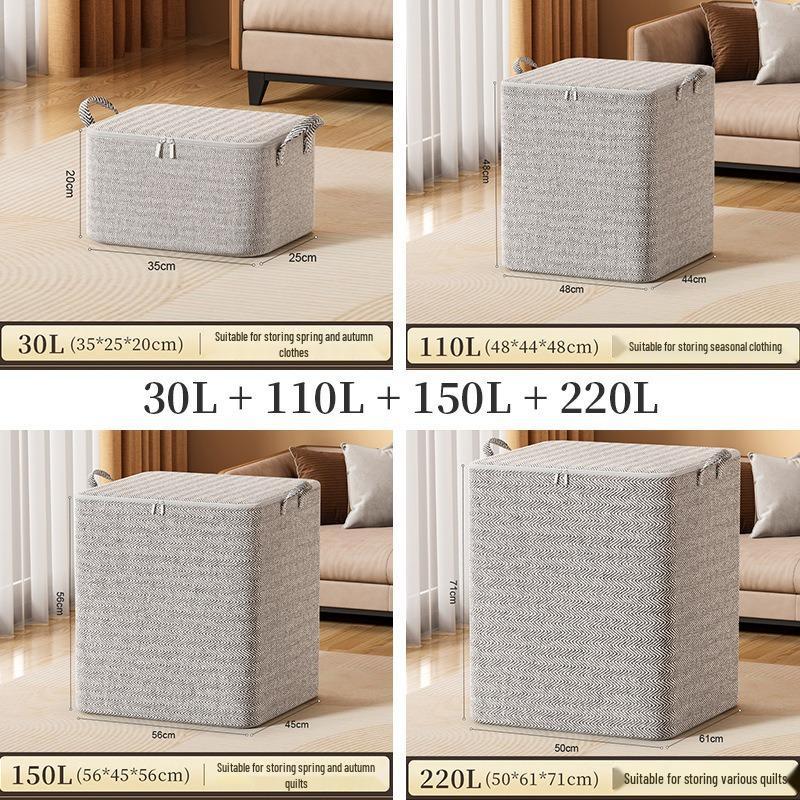Gray Wave Pattern Multi-Functional Storage Bag for Clothes and Bedroom Organization 30L
Gray Wave Pattern Multi-Functional Storage Bag for Clothes and Bedroom Organization 30L