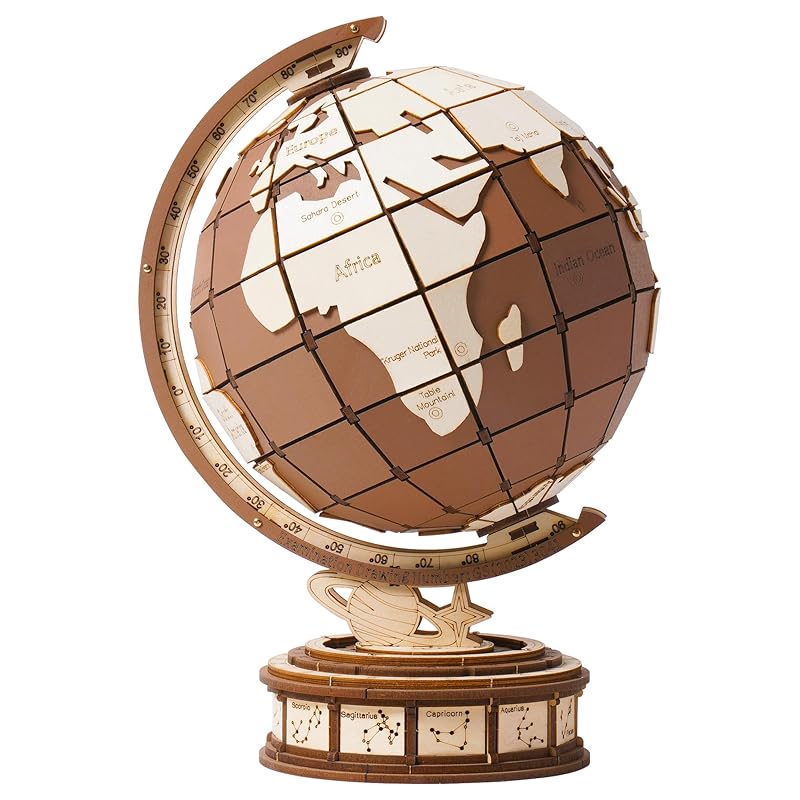 ROKR 3D puzzle globe wooden wood DIY craft 3D map board structure assemble model child boyfriend boy For adults present birthday collection brain
ROKR 3D puzzle globe wooden wood DIY craft 3D map board structure assemble model child boyfriend boy For adults present birthday collection brain