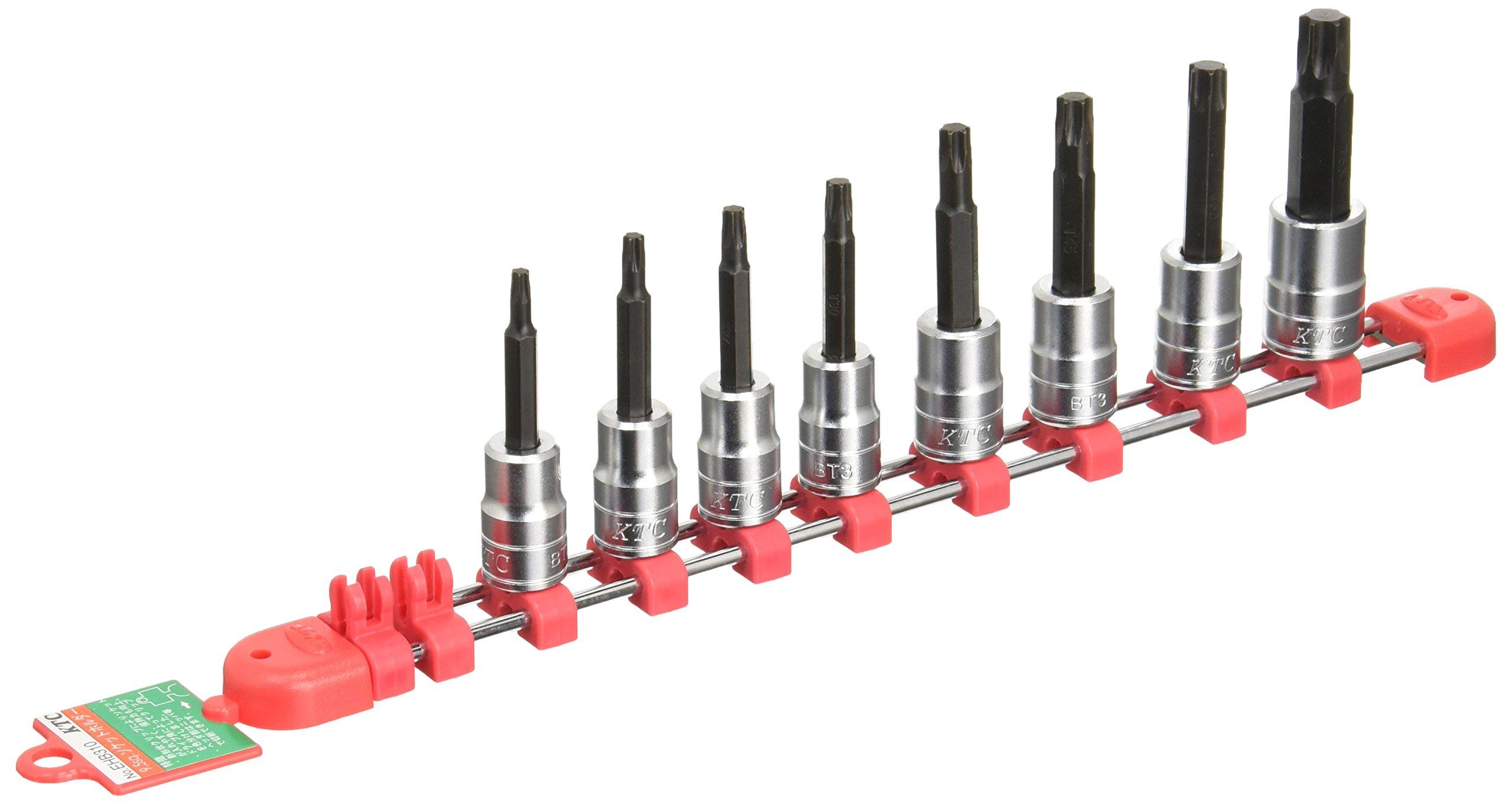 Kyoto Tool Torx Bit Socket TBT308T (KTC) 9.5mm (3/8 inch) T-Shaped Set, 8-Piece Set,
Kyoto Tool Torx Bit Socket TBT308T (KTC) 9.5mm (3/8 inch) T-Shaped Set, 8-Piece Set,