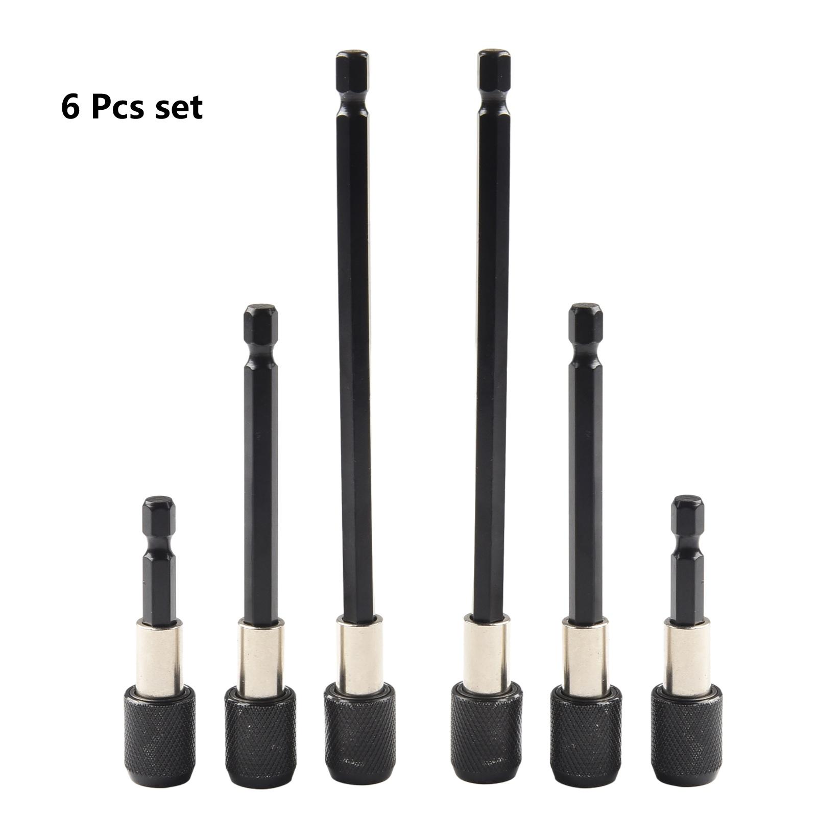 6pcs Hex Quick Release Self Locking Extension Bar 60/100/150mm Strong Magnetic Connecting Rod For Electric Drill Driver China Mainland
6pcs Hex Quick Release Self Locking Extension Bar 60/100/150mm Strong Magnetic Connecting Rod For Electric Drill Driver China Mainland